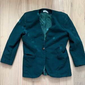 Alfred Dunner Green Women's Blazer
